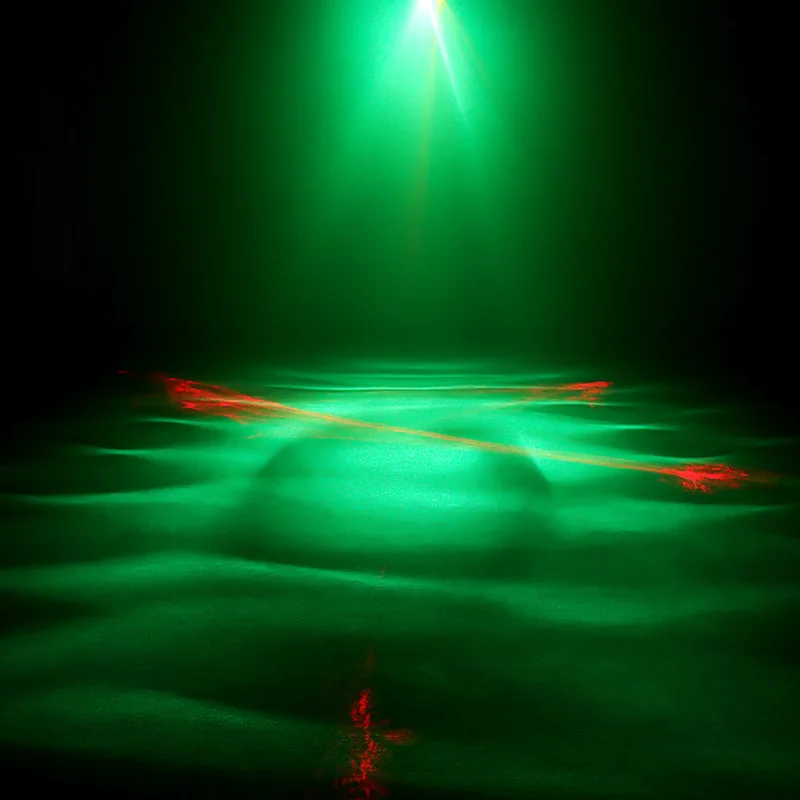 Sharelife Mini Rosu Verde Hipnotic Aurora DJ Lumina Laser Amestecat cu LED-uri RGB de Control de la Distanță Acasă, Concert, Petrecere, Spectacol de teatru de Iluminat W-200RG