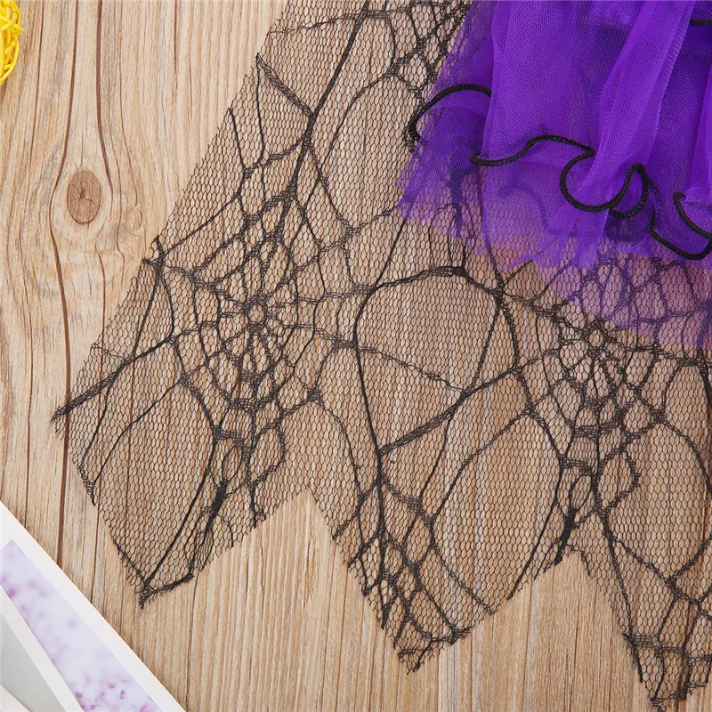 Copii Fete Copii Maneca Scurta Model Spider Ochiurilor Rochie de Moda Rochie pentru Petrecerea de Halloween
