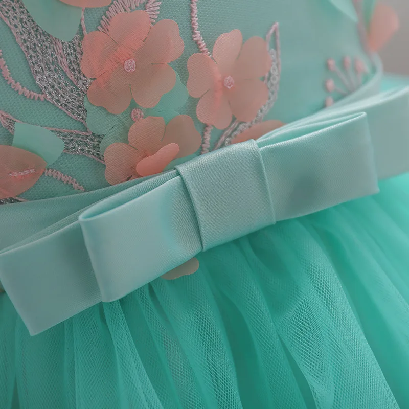 Cielarko Copil Fete Dress Elegant Copil de Flori Rochii de Printesa de Ziua de nastere Drăguț Rochie de Bal Bal de Epocă Nou-născuți Imbracaminte pentru Bebe