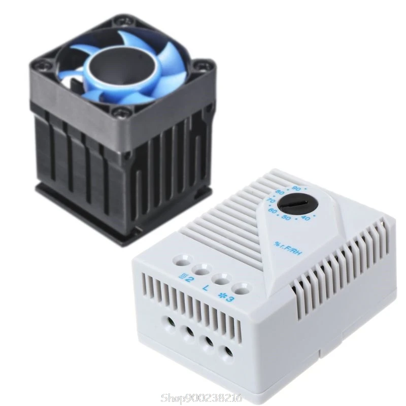 Higrostat mecanic Umiditate Conecta Controller Ventilator Incalzitor pentru Cabinet MFR012 Au27 20 Dropship