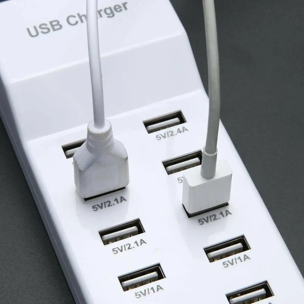 10 Porturi USB Hub Multi-port USB Splitter Adaptor de Perete de Călătorie Încărcător de birou NE/UE Plug pentru iphone xiaomi moblie telefoane FS