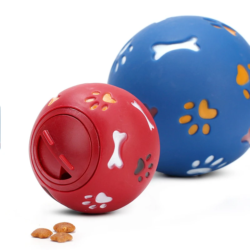 Animale de companie Câine Jucării Rezistente La Muște Câinii Scurgere Picnic Bile Roșii Și Albastre Gust de Lapte jucarii interactive