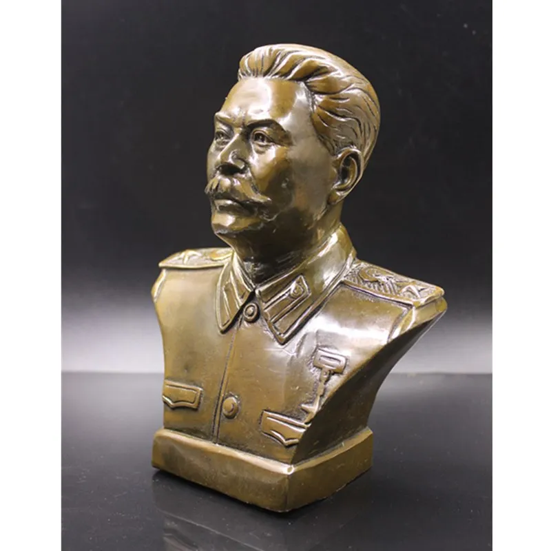 Liderul Rus Iosif Stalin Bust Figurine De Bronz Meșteșuguri Statuie Birou, Hotel, Club, Camera De Zi De Decorare L3424