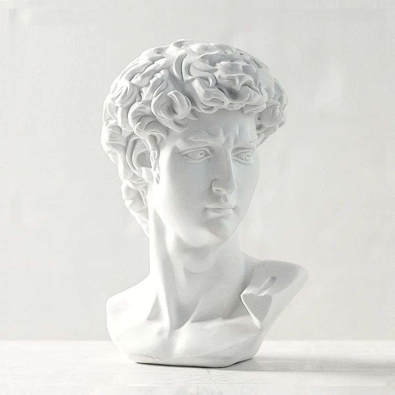 Sculptura abstractă David Oamenii Statui pentru Statuie Decor Acasă Decorare Accesorii Mitologia Europei Moderne Rășină