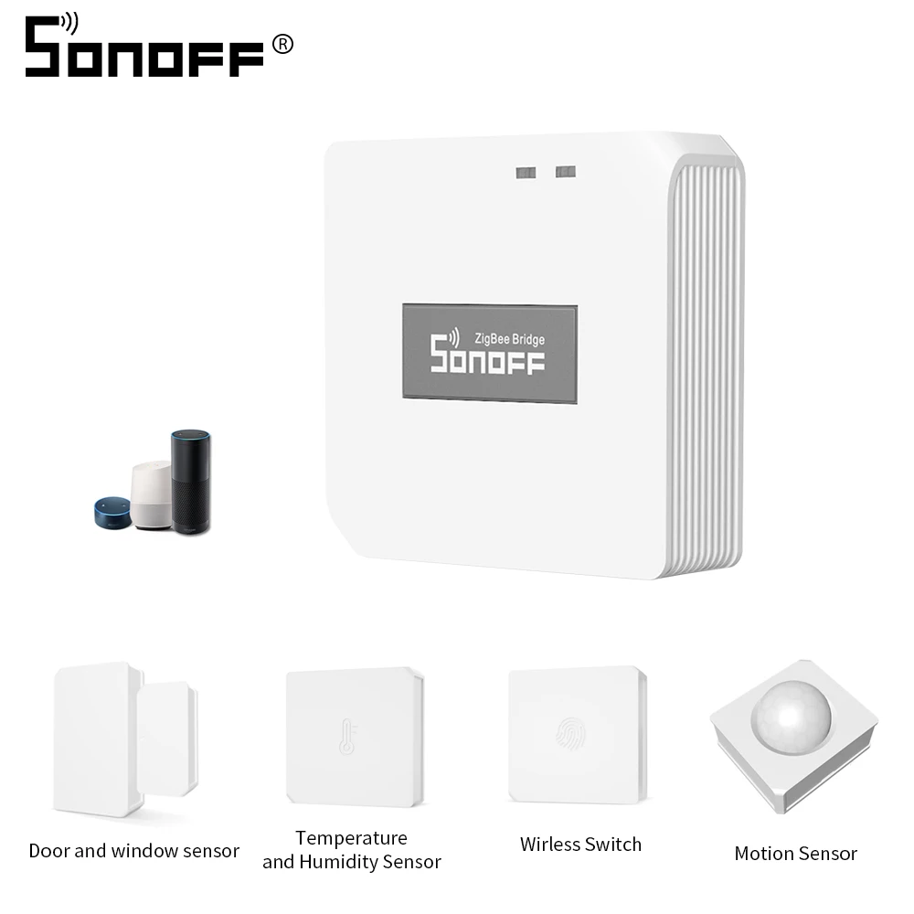 SONOFF Zigbee Bridge 3.0/Comutator Wireless / Temperatura, Senzor de Umiditate/Senzor de Miscare /Ferestre, Uși, Senzorul Funcționează Cu Google Acasa