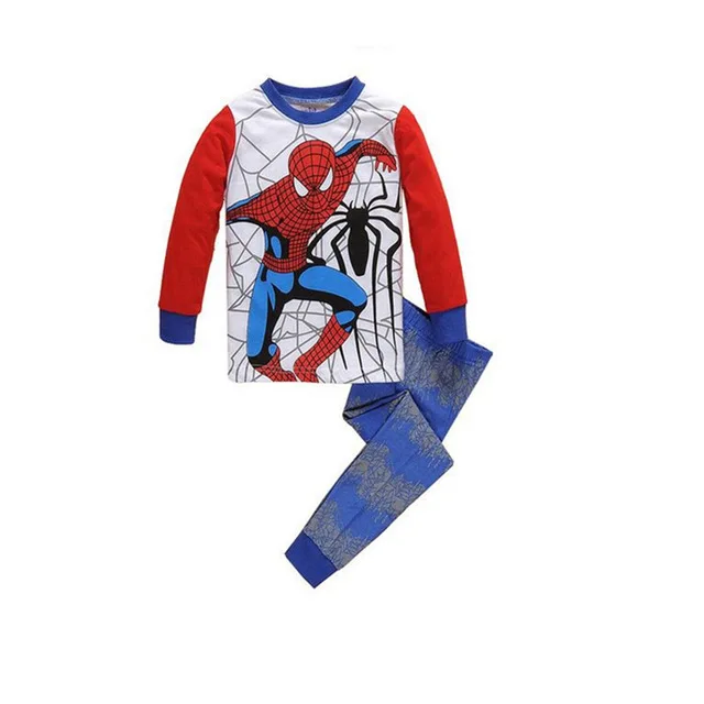 Baieti Copii Seturi de Îmbrăcăminte Spiderman Model Mâneci Lungi de Trening Copil MARVEL Super-erou Captain America de Imprimare set de Pijamale