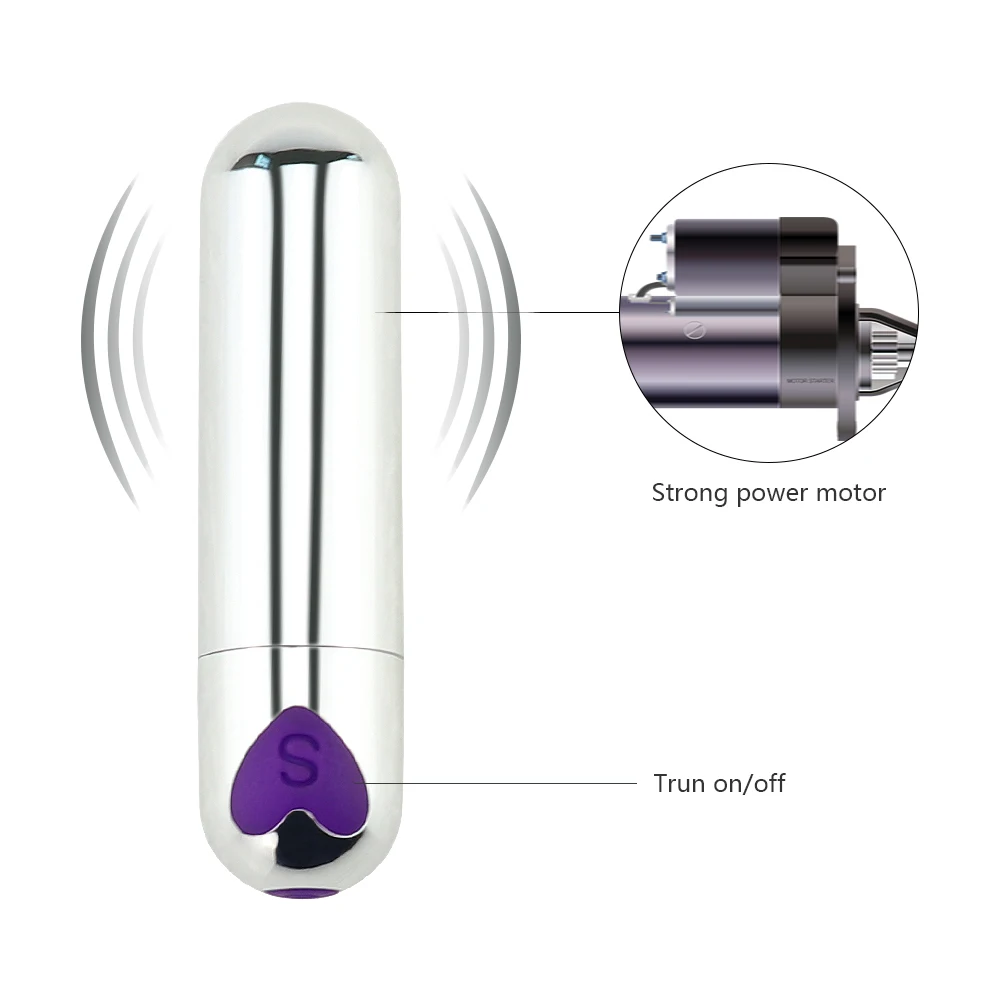 Omul nuo10 Viteza Vibrator Mini Glont rezistent la apa Vibrator G-spot Masaj Jucarii Sexuale pentru Femei Adulte de Sex Produsul USB Vibratoare
