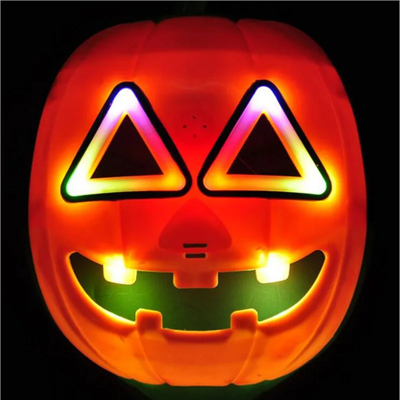 Noi Intermitent LED-uri de Dovleac Masca Copii Clipește Măști de Jucarii pentru Copii Cadou de Halloween Rochie de Petrecere Consumabile Nunta