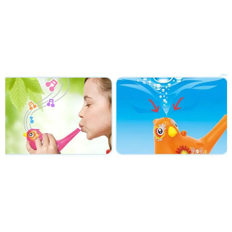 Culoare Desen de Păsări de Apă, Fluier Bathtime Muzicale de Jucărie pentru Copil de Învățare Timpurie pentru Copii de Învățământ Cadou Instrument Muzical de Jucarie