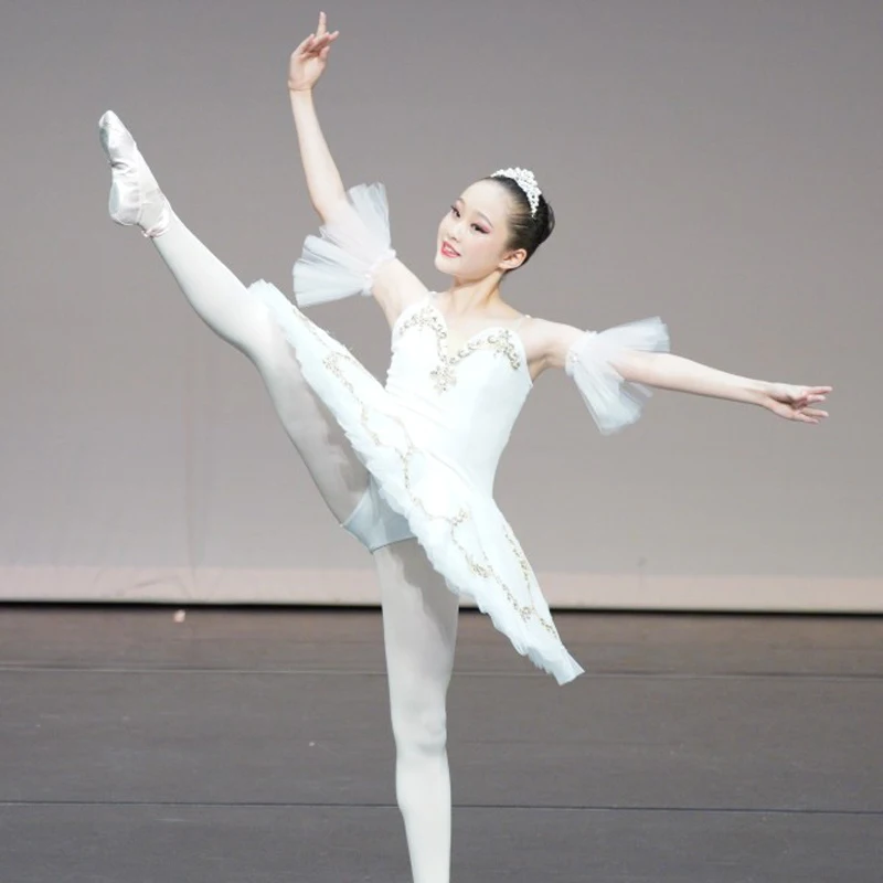 Blue White Swan Copii Balet Dans Costum Profesională A Adulților Tutu Princess Dress Paltter Balet Tutu Pentru Copii Fete Femei