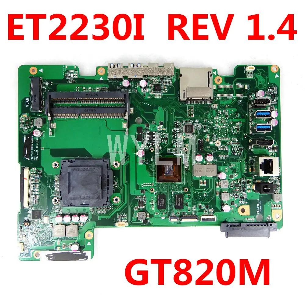 ET2230I GT820M Mainboard REV 1.4 All-in-one placa de baza Pentru ASUS ET2230I ET2230 placa de baza 90PT0110-R03000