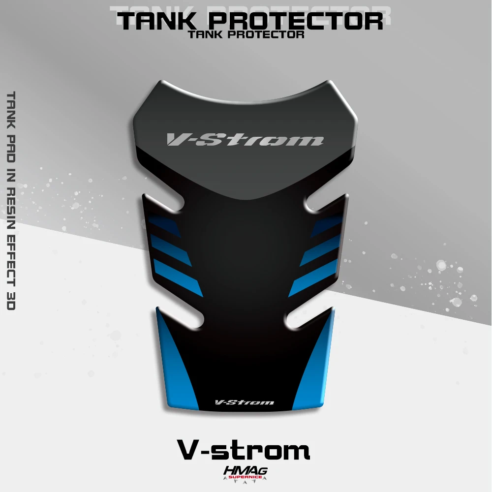 Pentru SUZUKI V-Strom DL VStrom 600 1000 Motocicleta Autocolant Emblema de Protecție Decal Combustibil Rezervor Tampon de Stickere Moto 3D Reflectorizante