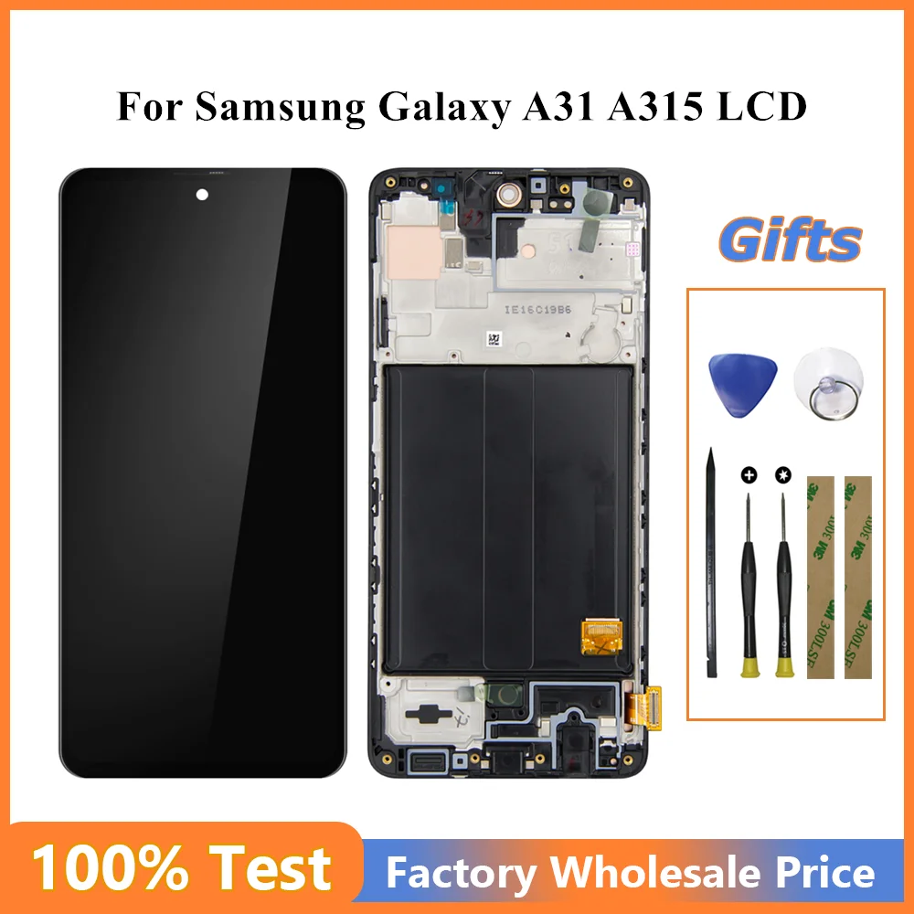 De Testare Pentru Samsung Galaxy A31 A315 Display LCD Touch Screen Digitizer LCD Pentru Samsung A31 A315F Inlocuire Ecran