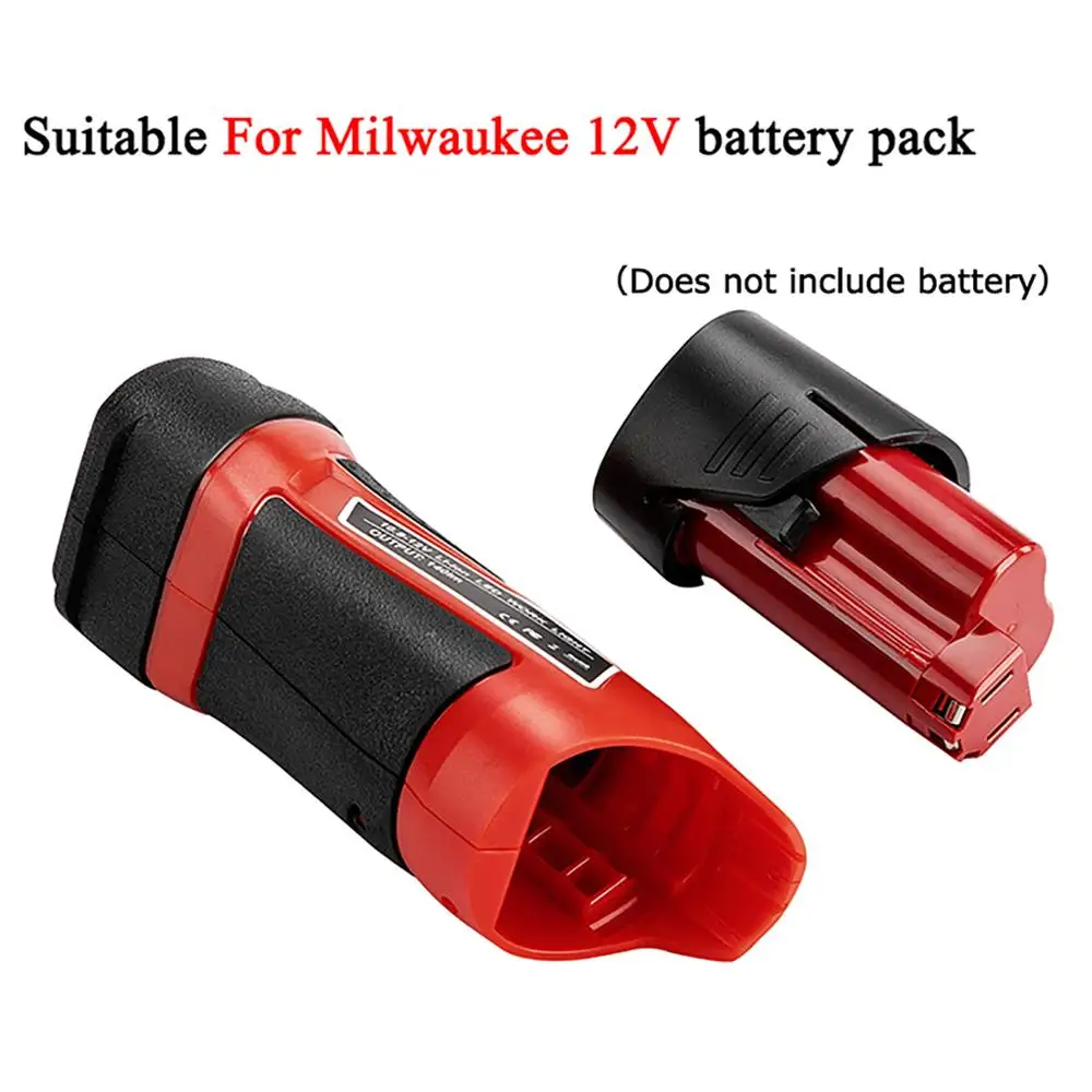 Potrivit Pentru Milwaukee 3W Instrument Lumina lumina de Urgență Utilizate Pentru Milwaukee 10.8 V/12V Baterie Li-ion C12 B/C12BX/48-11-2401/M12