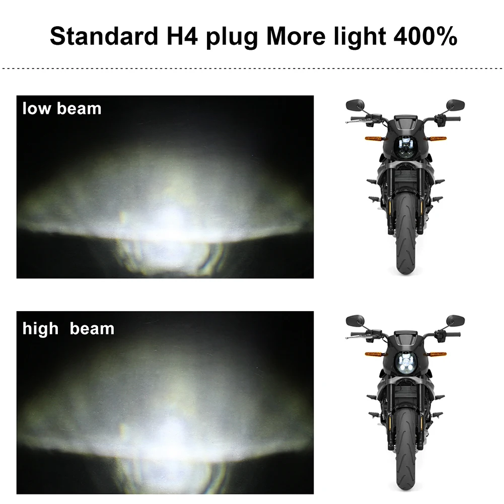 5.75 inch Rotund Motocicleta Faruri LED Lampa pentru HARLEY-Davidson XL1200C XL883C FXDWG FXSTC Dyna