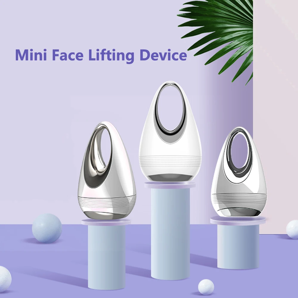 Portabil Microcurenți de Strângere a Pielii Masaj Mini LED Foton de Vibrații Față de Ridicare Dispozitiv Anti-wrinkle Remover Instrument de Îngrijire a Pielii