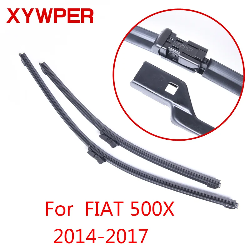 XYWPER Lamele Ștergătoarelor pentru Fiat 500X 2016 2017 Accesorii Auto din Cauciuc Moale Ștergătoarele de Parbriz