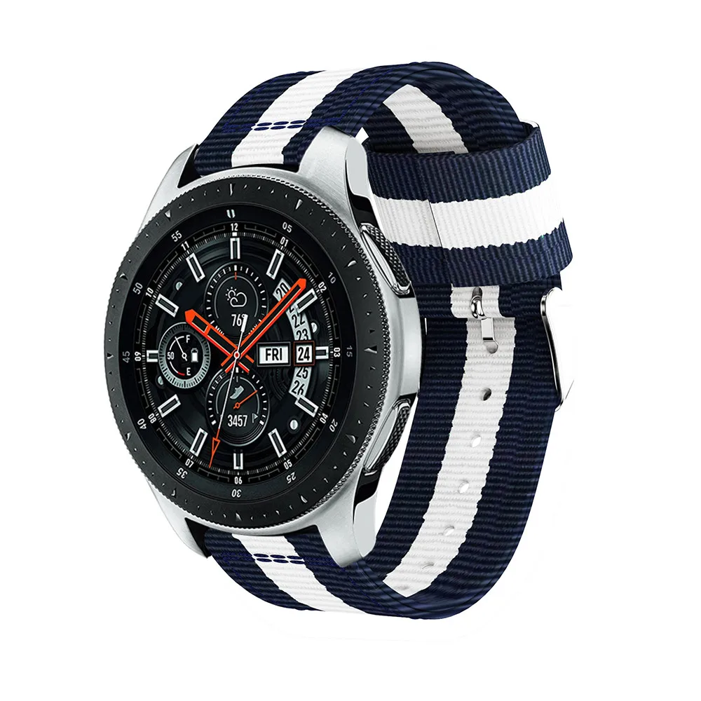 Înlocuirea Sport Nylon Ceas Trupa Încheietura Curea Pentru Samsung Galaxy Watch 46mm Eliberare Rapidă Suport SmartWatch Accesorii