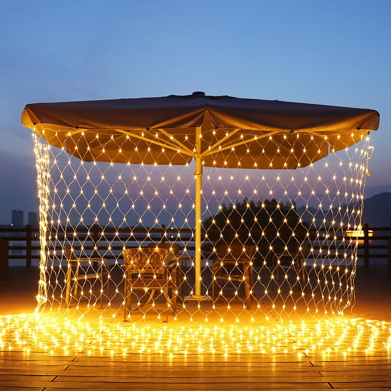 1.5MX1.5M 2x3M 4x6M Crăciun Ghirlande LED Șir de Crăciun Net Lumini Zână Xmas Party Garden Decor Nunta Perdea de Lumini