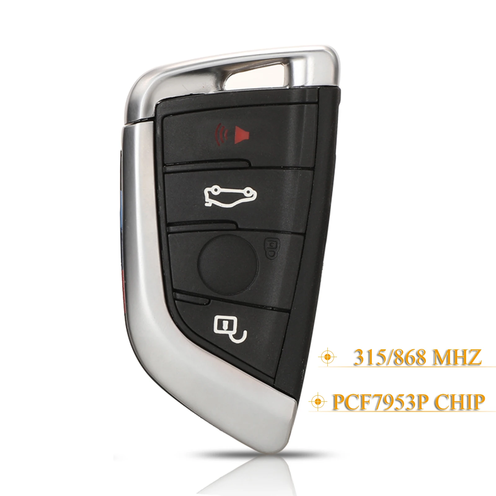Kutery 4 Butoane de la Distanță Inteligent Auto Key Fob 315/868 MHz Pcf7953p Chip Pentru BMW F CAS4 5 Seria 7 X5 X6 2016
