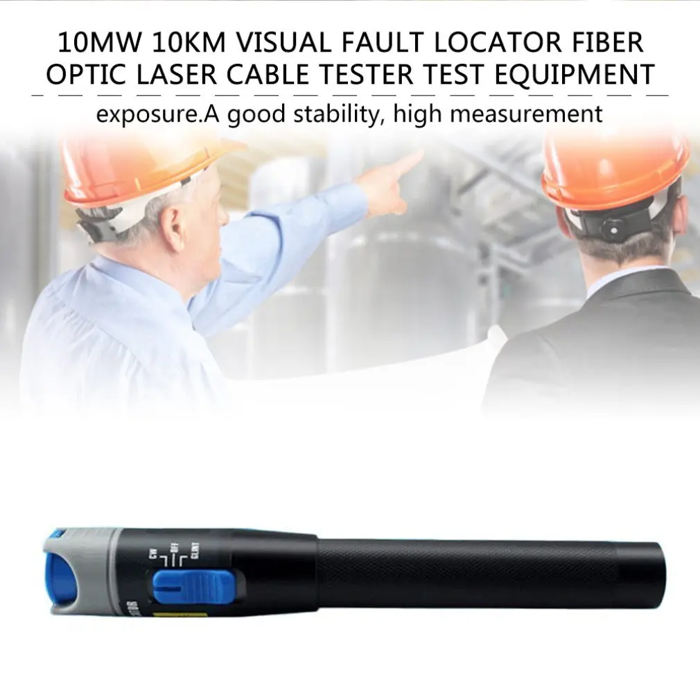 30mW Visual fault Locator Fibra Optica cu Laser Pix Rosu 10mW Sursă de Lumină Tester de Cablu SC/FC/ST Tip Conector, cu VFL Metru 650nm