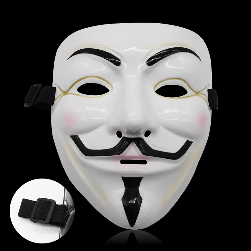 Groază Hacker Măști V De la Vendetta Masca Horror de Halloween Măști PVC Grimasă Măști de Cosplay elemente de Recuzită de Cadouri Pentru Copii