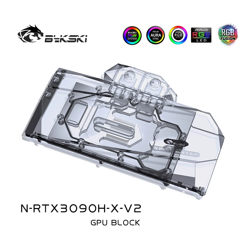 Bykski N-RTX3090H-X-V2 PC de răcire cu apă GPU cooler video Graphics Card de Apă, Bloc pentru NVIDIA RTX3080 RTX3090 Fondator Ediție