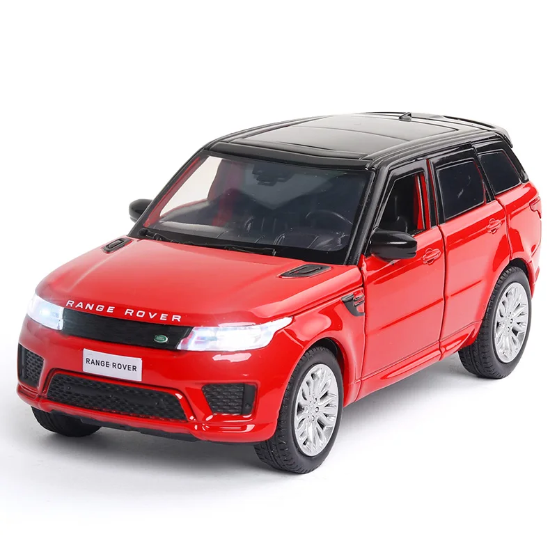 Modelul SUV Auto 1:32 Range Rover Sport Diecasts & Vehicule de Jucărie Aliaj Metalic de Simulare Trage Înapoi Jucarii Pentru Copii, Cadouri Pentru Copii