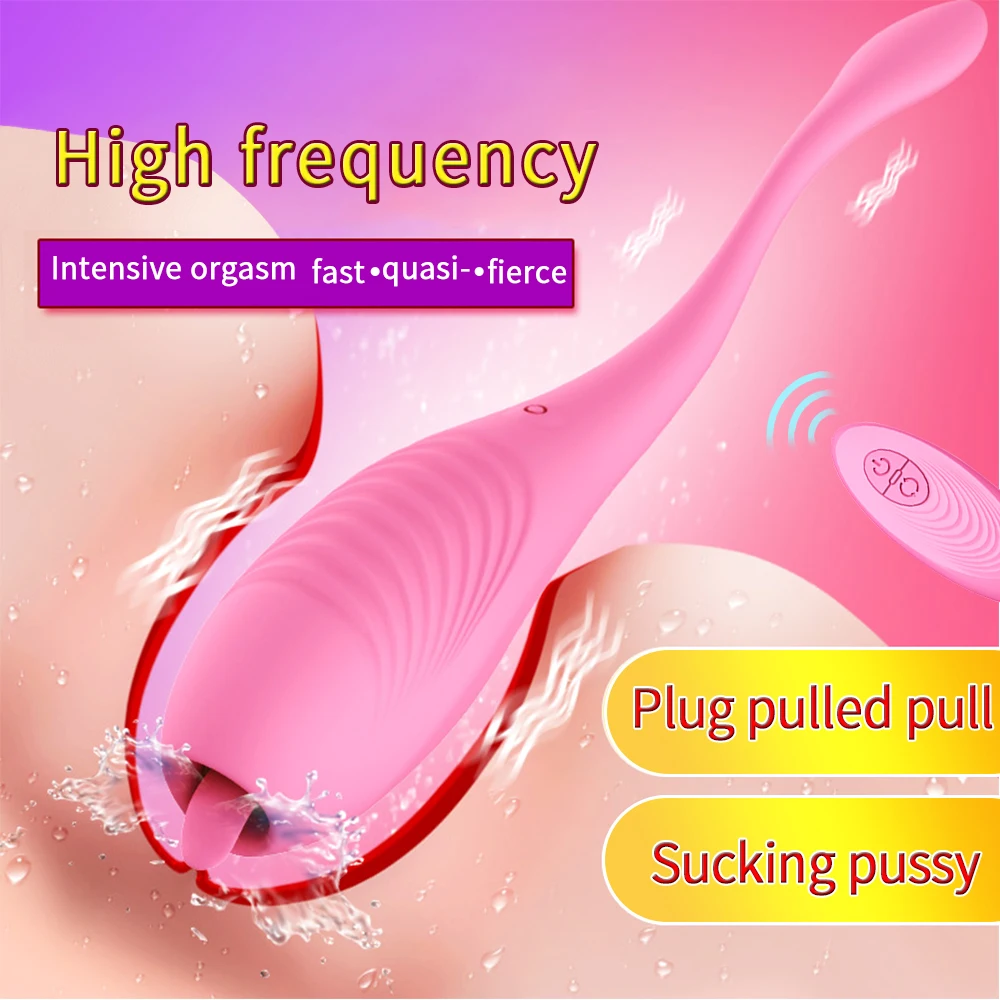Oral Lins Limbă Vaginale Mingea de Control de la Distanță Stimulator Clitoris Vibratoare Kegal Ou Vagin Strângeți Adult Jucarii Sexuale pentru Femei