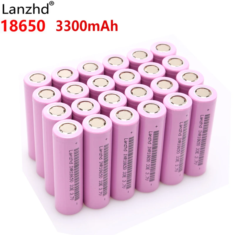 24BUC 18650 Li-ion 3.7 V Baterie Reîncărcabilă INR18650 baterias recargables litio 18650 30A curent mare mare scurgere baterie litiu-ion