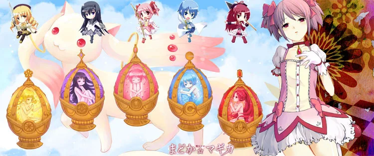 Anime Puella Magi Madoka Magica Cosplay Akemi Homura Sufletul Bijuterie Pandantiv Colier Cu Cutie Copii Cadou De Colectare De Crăciun