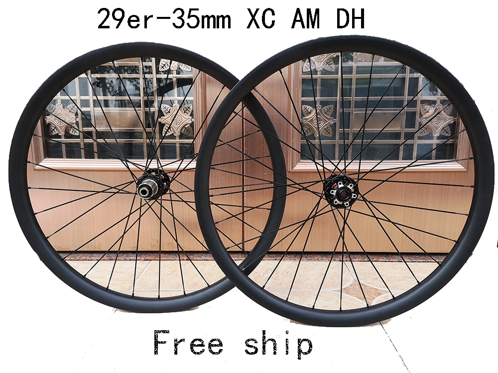 29er tubeless lățimea de 35 mm mtb carbon disc osie de mountain bike de XC SUNT DH STIMULA roți mtb 29 inch carbon rim 29