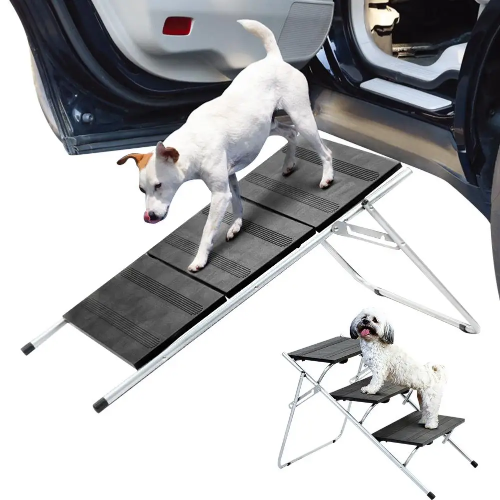 Masina de Câine Pași Portabil Câine Scări pentru Mașini de Înaltă Paturi Rampa Câine Scări pentru Paturi Mari Camioane Autoturisme și SUV-uri