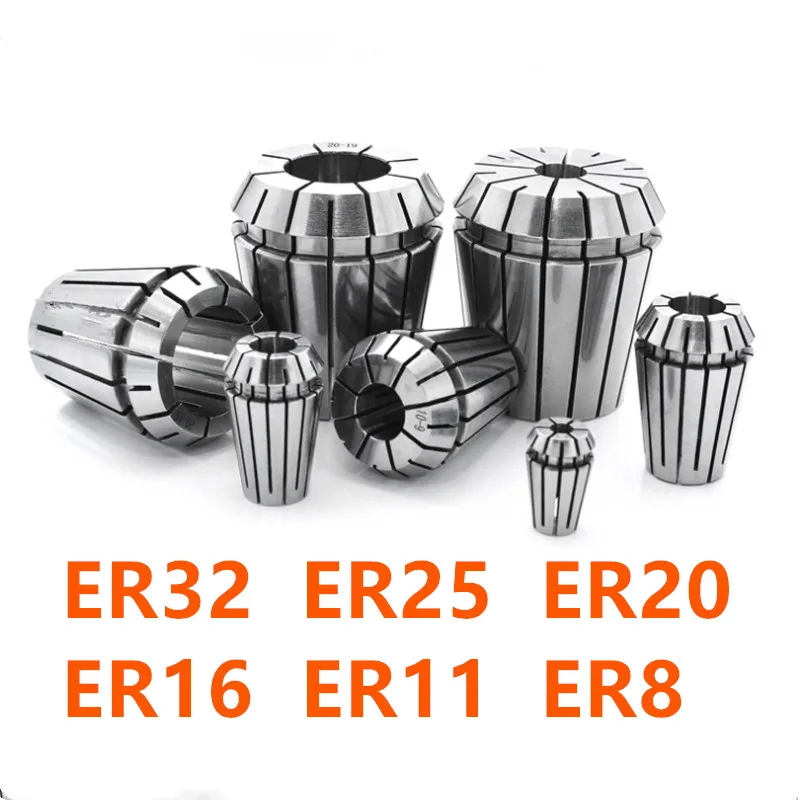 ER25 ER32 ER16 ER20 ER11 ER8 ER spring collet chuck Precizie 0,008 mm pentru CNC de frezat, suport instrument de Gravare mașină ax motor