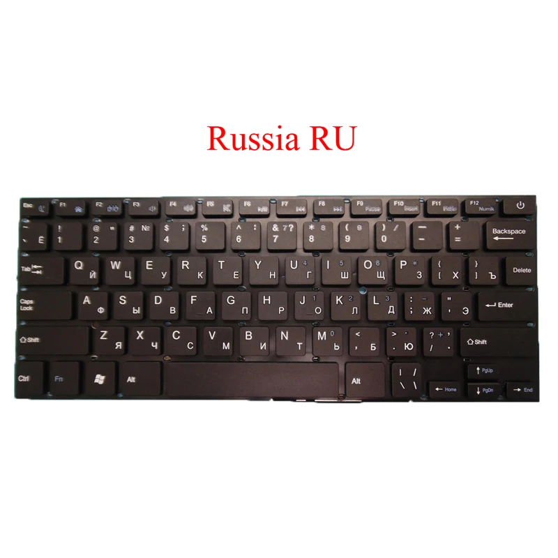 Laptop RU NE Tastatură Pentru Irbis NB14 NB41 NB42 NB43 NB44 NB45 NB46 NB48 NB50 NB51 NB52 NB60 NB61 Rusia engleză Nou