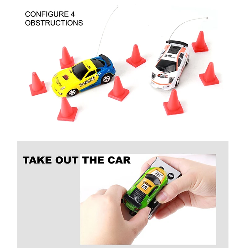 1 buc Mini Masini RC Fierbinte Vânzările coca-Cola Pot Cutie Micro Model de Masina de Curse Jucărie Emote de Control Micro Curse Auto Copii Băiat Mai bun Cadou