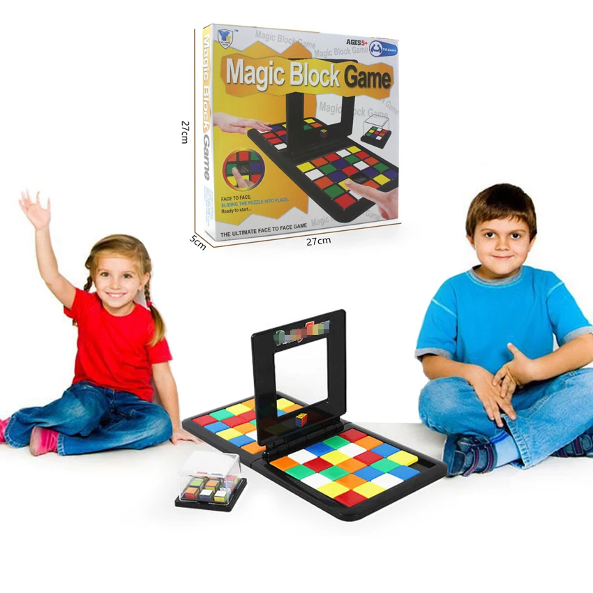 VIP Puzzle Cub 3D Puzzle Cursa Cube Joc de Bord Copiii Adulți Educație Jucărie Părinte-Copil Dublu Viteza de Joc Cuburi Magice