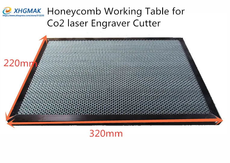Laser Enquipment Părți Fagure Masa de Lucru Pentru Gravare Laser CO2 Masina de debitat Shenhui SH K40 Timbru Gravor 320x220mm