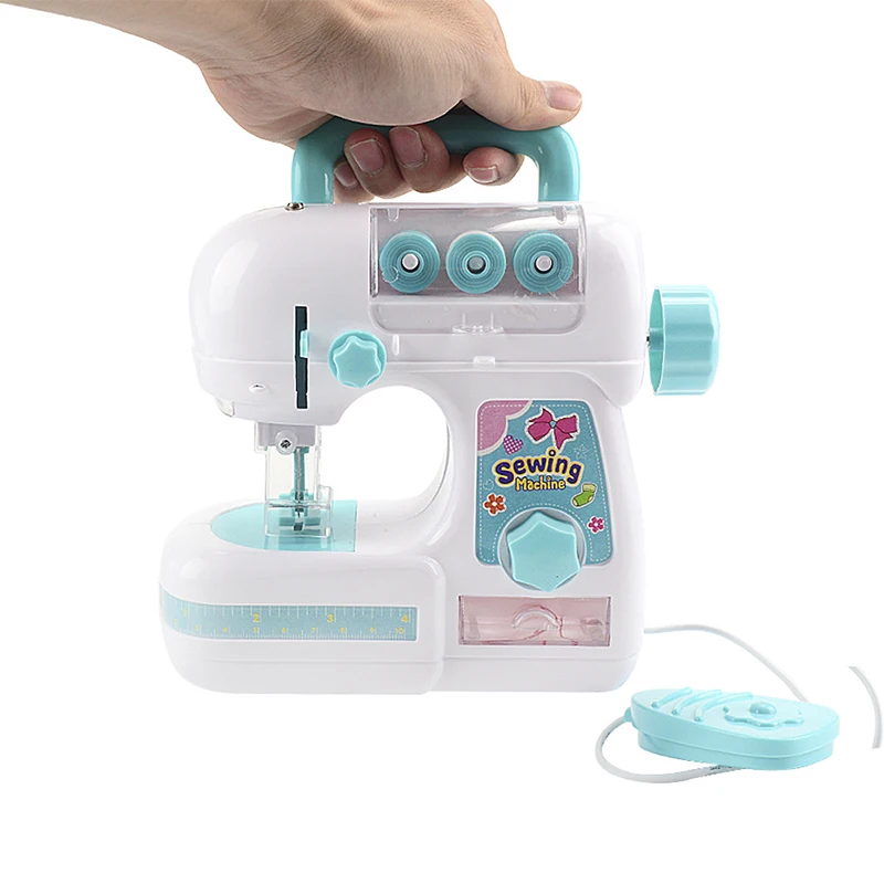 Mini Mobilier Jucarie Copii Simulare Mașină de Cusut Rol Pretinde Jucărie Jucării Educative Pentru Copiii Fată Manual DIY Jucărie Cadou