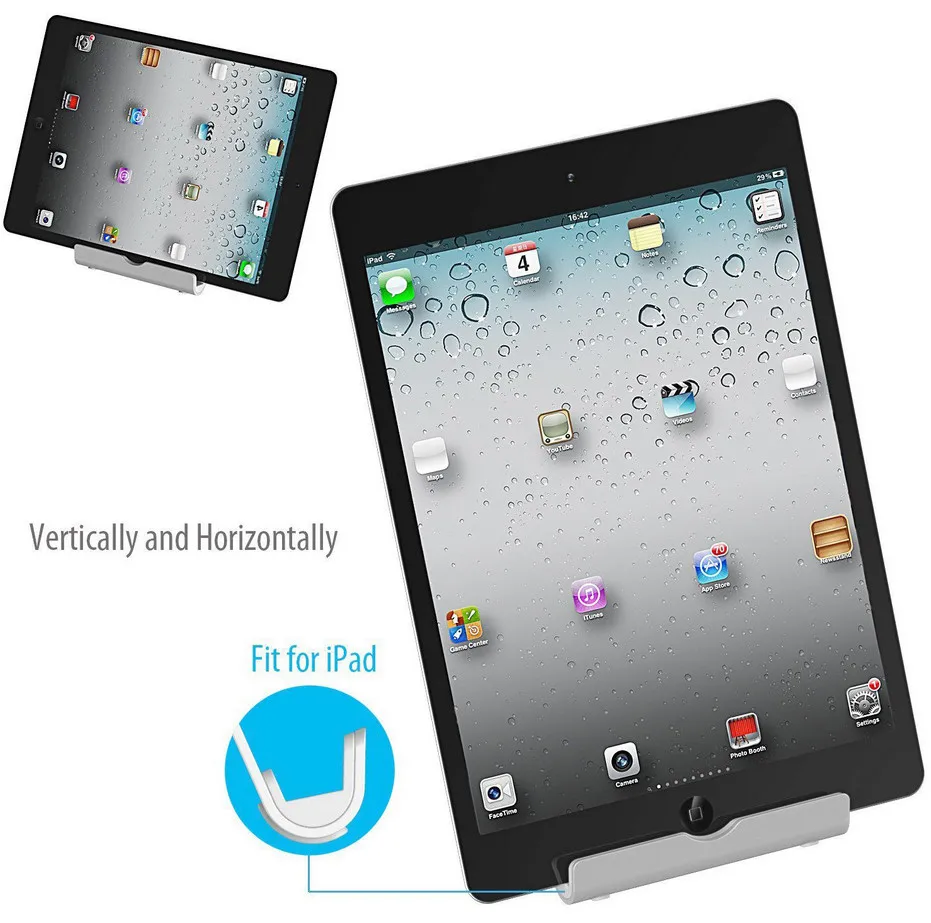 Aablet Stand Reglabil Multi-Unghi Mini Portabil de Aluminiu Tableta pad Stand Pentru ipad smart phone