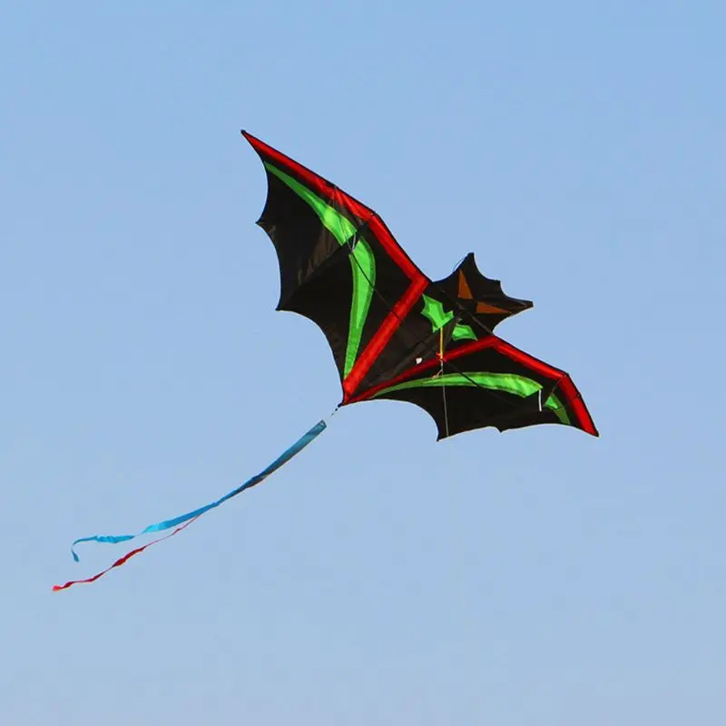 1,9 m/6.23 ft Desene animate Bat Zmee FRP Rășină Tija de Zbor Sportive pe Plaja Ripstop Nylon Kitesurf Copii Cadou de Familie Sport în aer liber