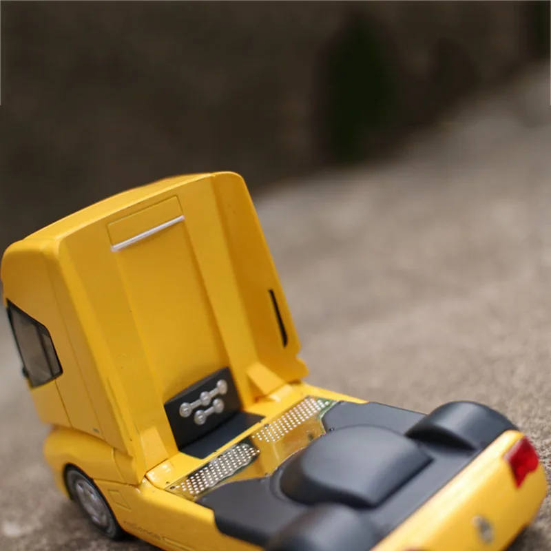 1/43 camion cap tractor simulare de turnare sub presiune din aliaj de model de vehicul colectare decor de opera de arta pentru copii mașini de jucărie cadou de afișare