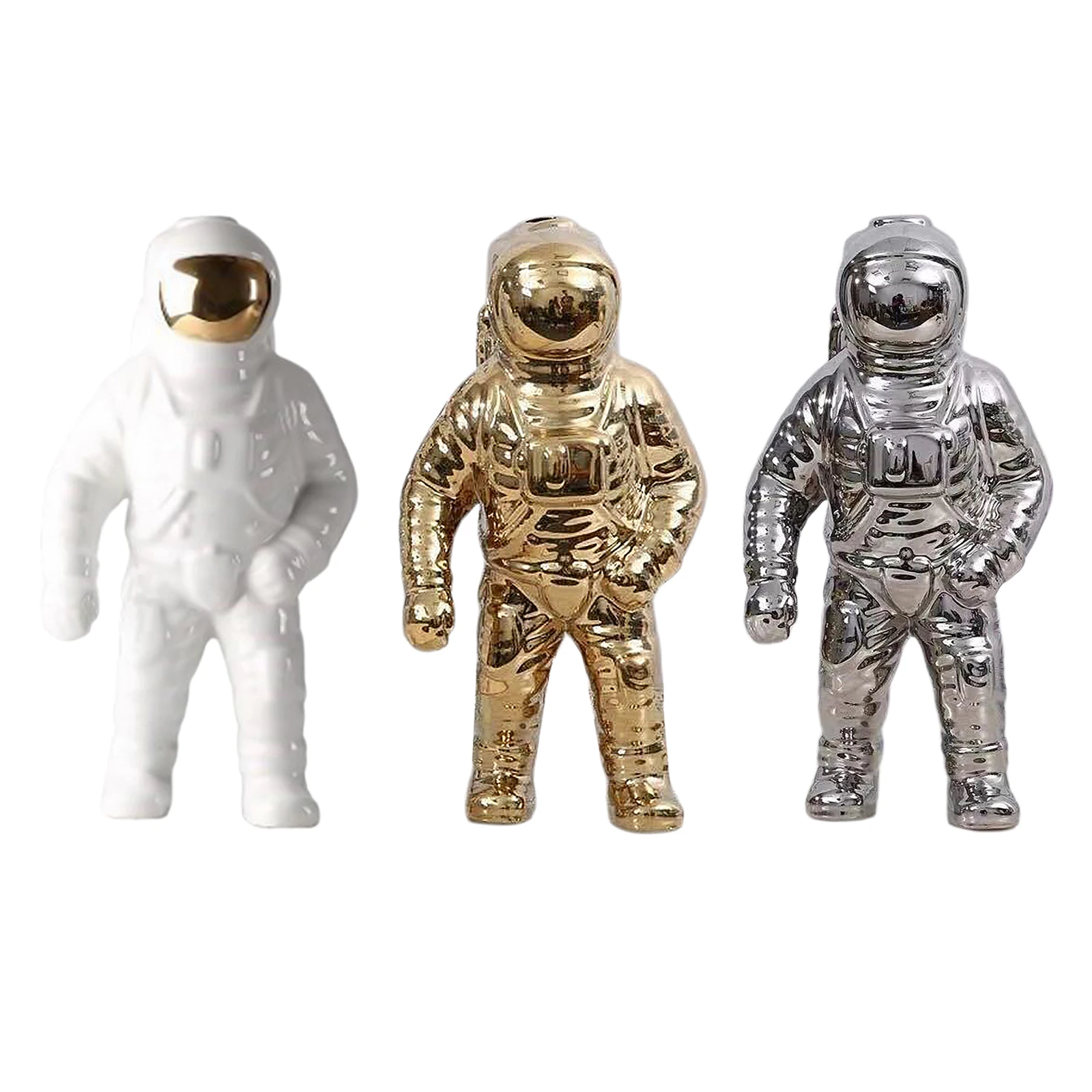 Astronaut Figurina Ceramica Cosmonaut Ornament Statuie Figura Decoruri Jucarii Copii
