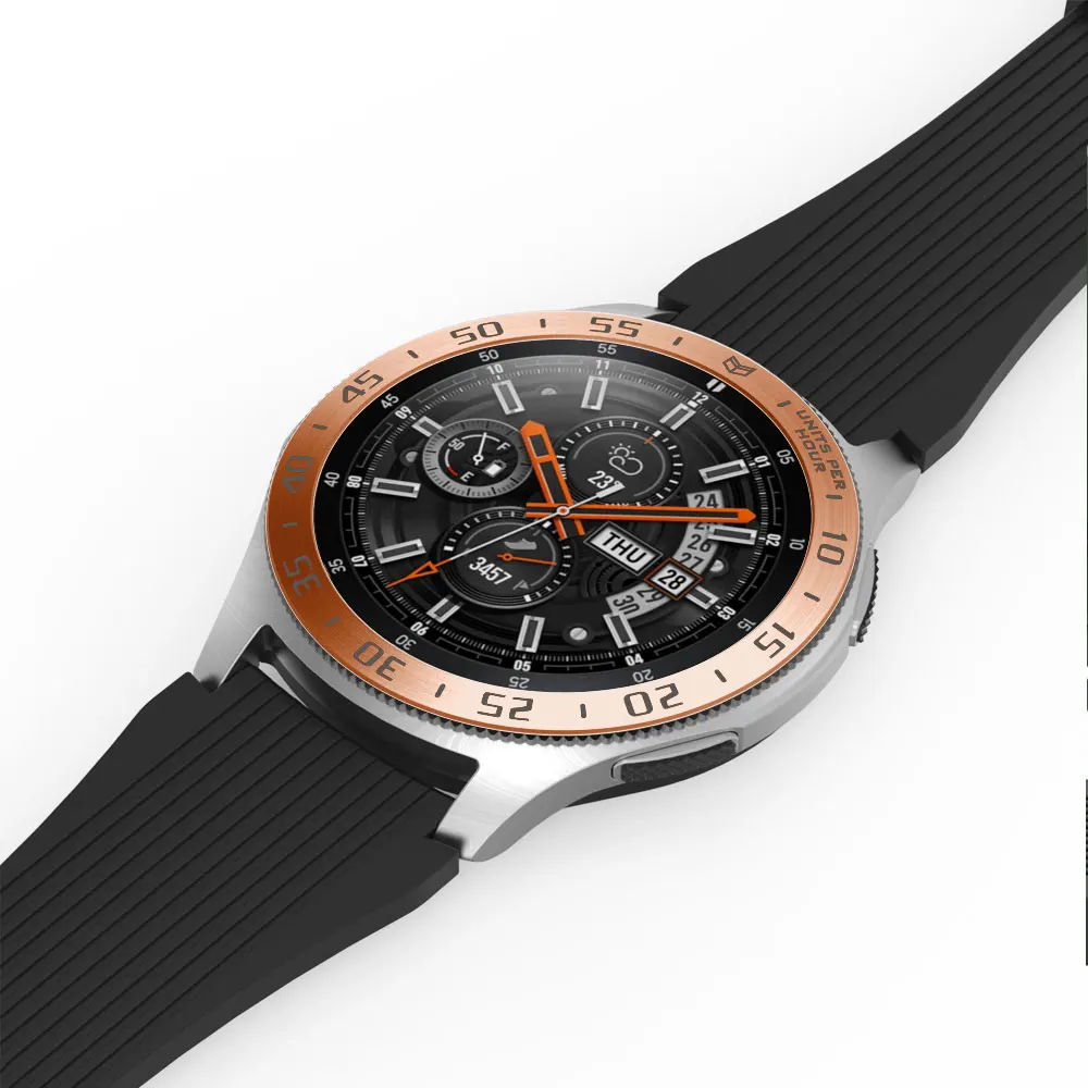 Protecție Inel de Apelare Rama Pentru Samsung Galaxy watch 46mm/de Viteze S3 Frontieră Styling Caz Adeziv de Acoperire Anti Scratch Ceas Inel