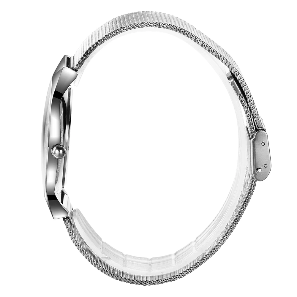 2017 Readeel Top Ceas de Lux Barbati de Brand Mens Ceasuri Ultra Subțire din Oțel Inoxidabil Plasă de Trupa Cuarț Ceas de mână de Moda ceas casual