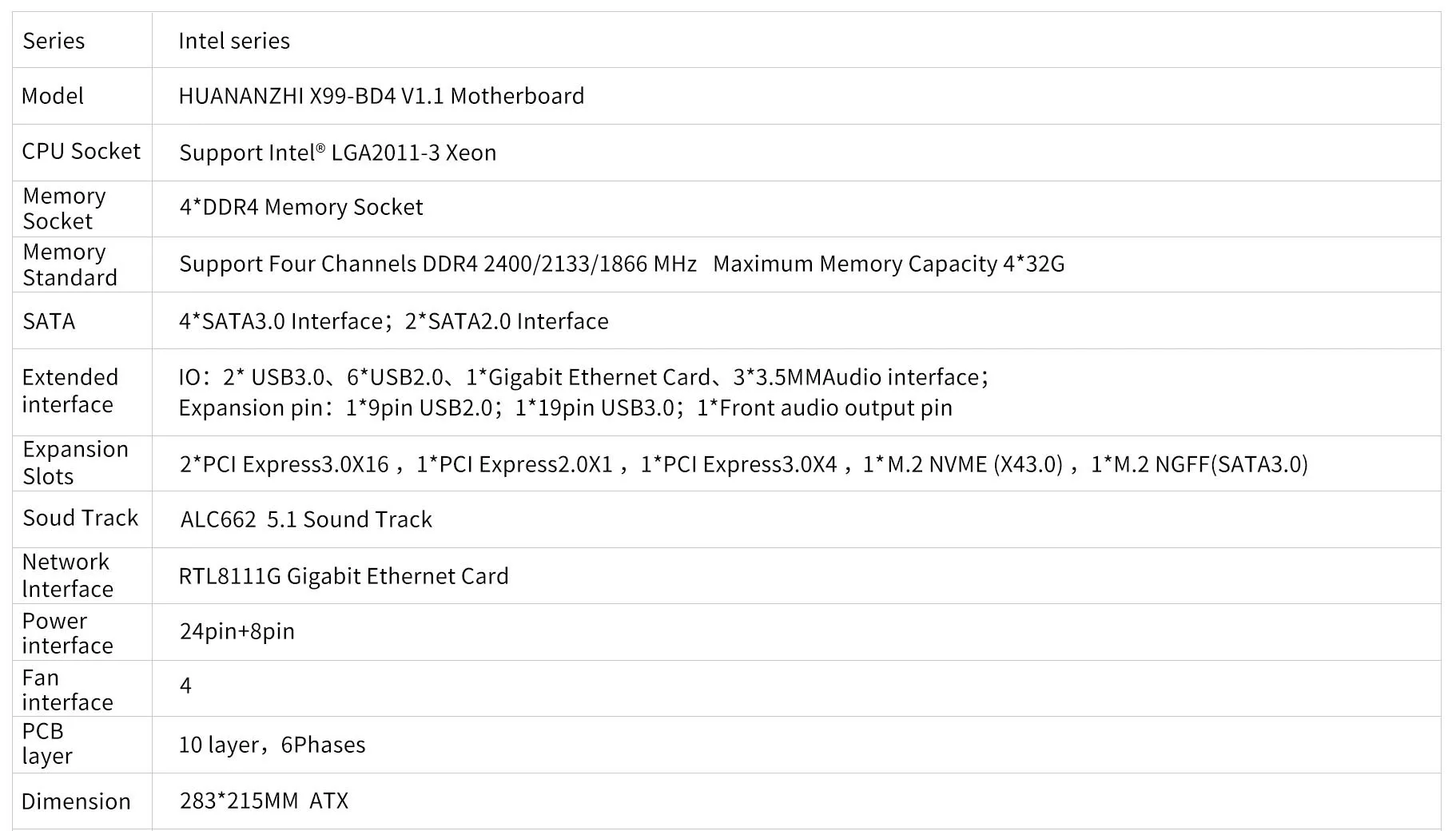 HUANANZHI X99 BD4 X99 Placa de baza Intel XEON E5 despre lga2011-3 Toate Seriile DDR4 RECC Non-ECC Memorie suporta NVME unitati solid state de Lucru