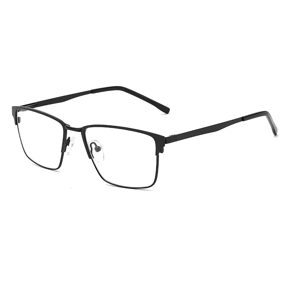 SHINU ochelari de citit bărbați Multifocală Progresivă Ochelari de Citit metal pătrat de afaceri Clasic cadru bărbații Văd de Aproape Și de Departe 7082
