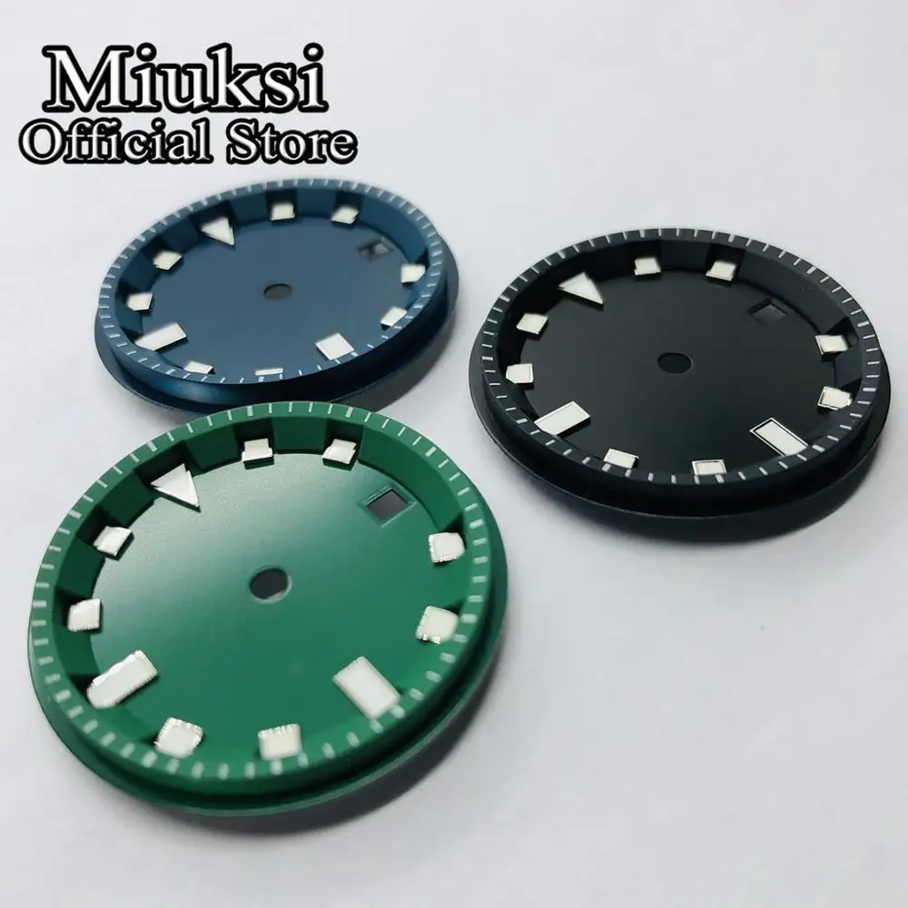 Miuksi 32.5 mm sterile cu cadran luminos cadran de ceas se potrivesc ETA 2824 2826, Mingzhu DG 2813 3804, Miyota 8205 8215 821A circulație