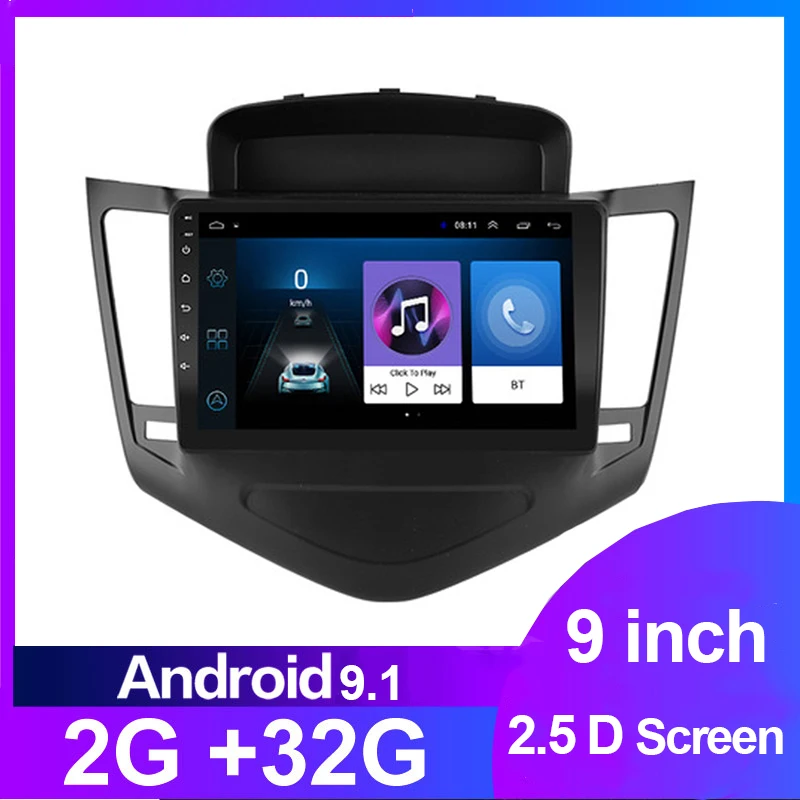 2G +32G Android 9.0 Pentru Chevrolet CRUZE 2009-2011 2012-Radio Auto Multimedia Player Video de Navigare GPS 2 din Masina Stereo