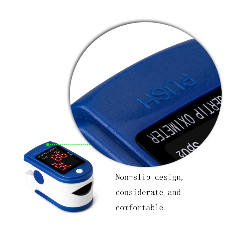 Degetului portabil pulsoximetru deget puls digital de monitorizare a saturației de oxigen din sange instrument oximetru